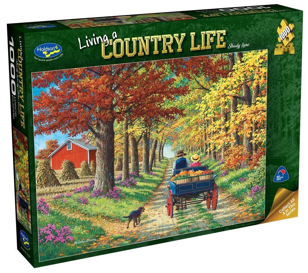 LIVING A COUNTRY LIFE Shady Lane 1000pc HOLDSONS