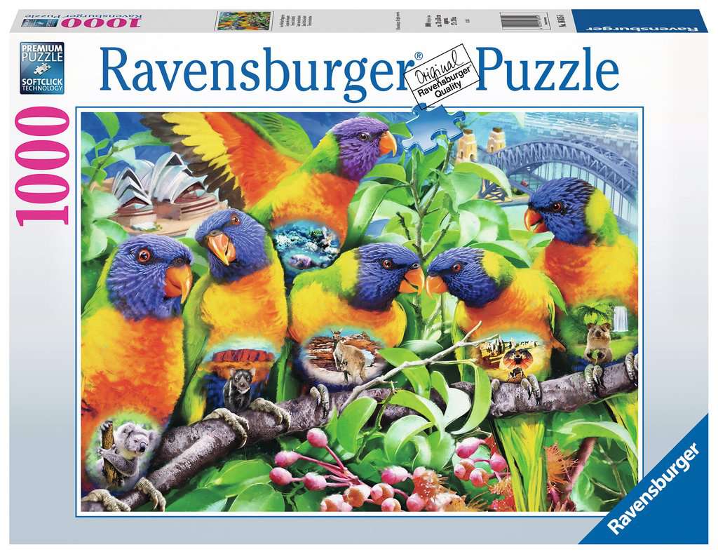 Land of the Lorikeet Puzzle 1000pc