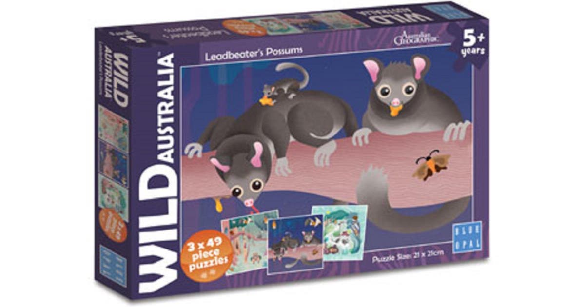 Leadbeaters Possums- 3x49 BlueOpal Puzzle