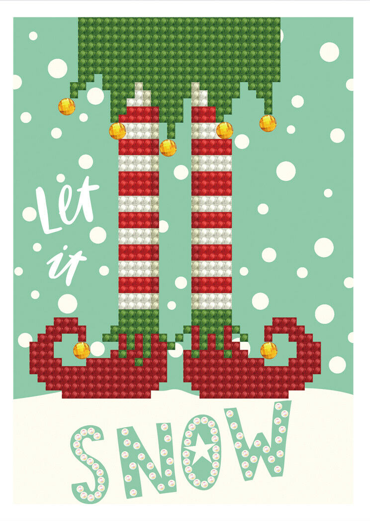 Let It Snow Greeting Card - DDOTZ