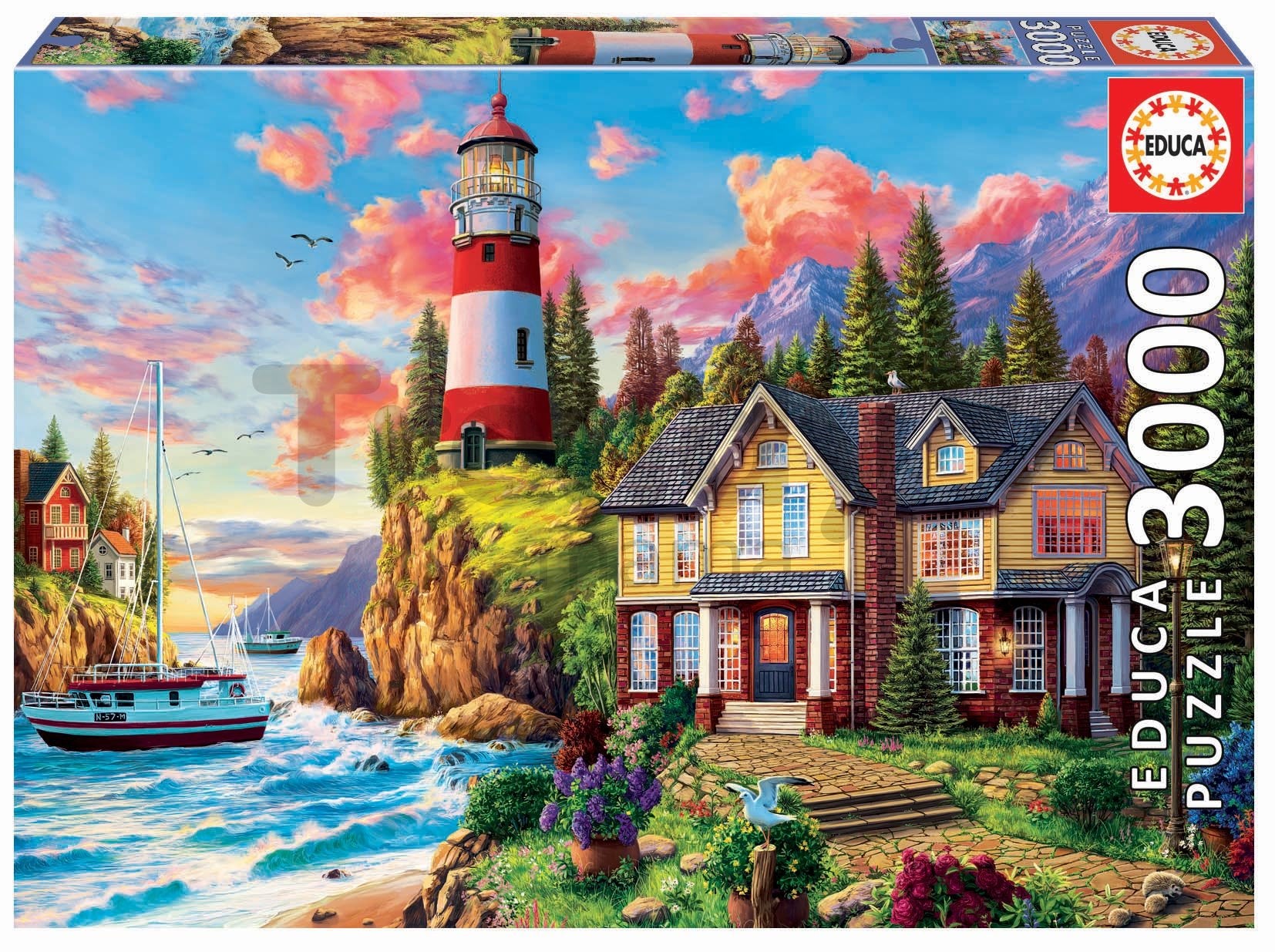 Lighthouse Near Ocean - 3000Pc