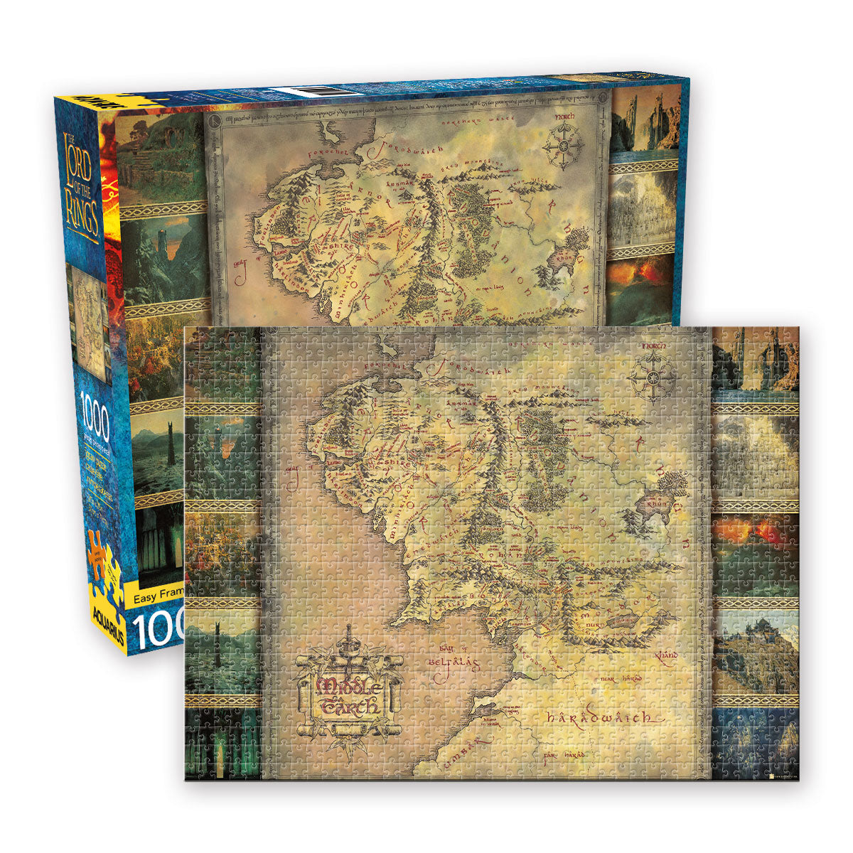 Lord of the Rings Map - 1000pc Jigsaw