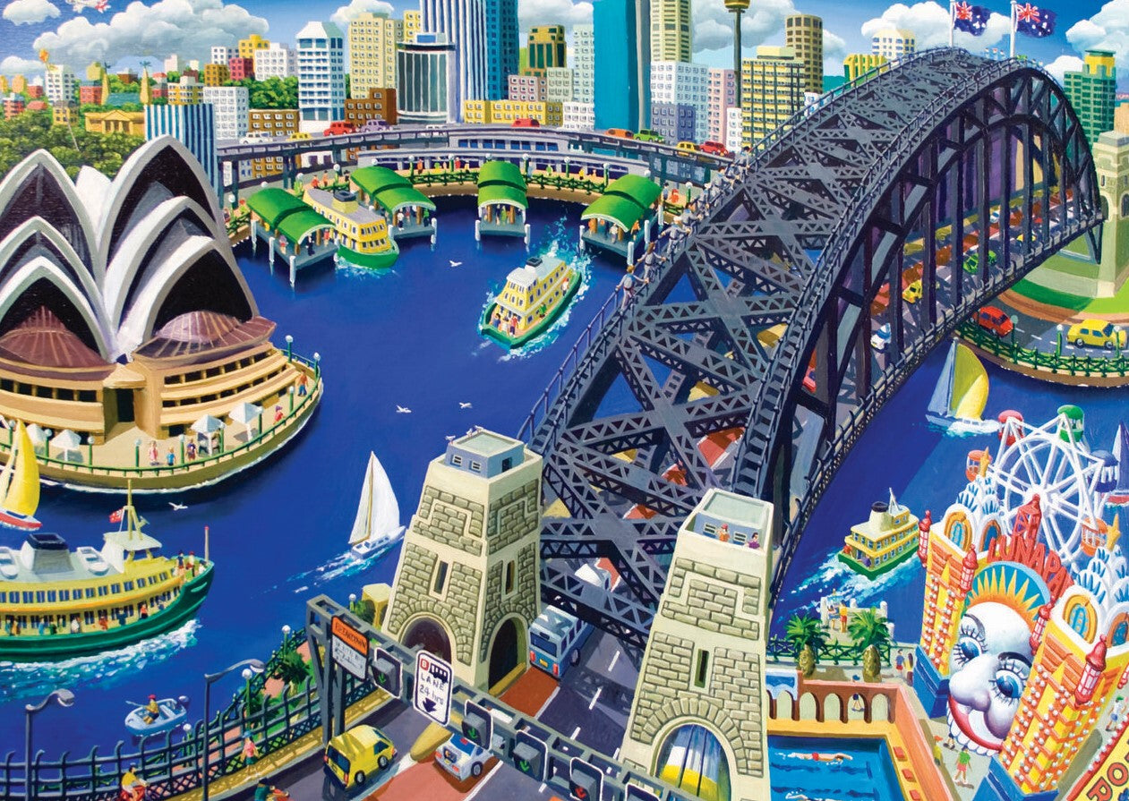 Luna Park - Steve Evans - Keeping Australia in Perspective - Blue Opal