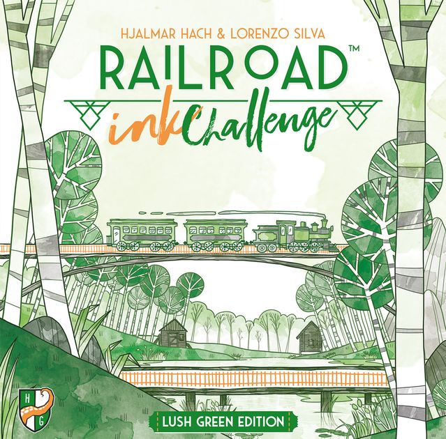 Lush Green Railroad Ink Challenge
