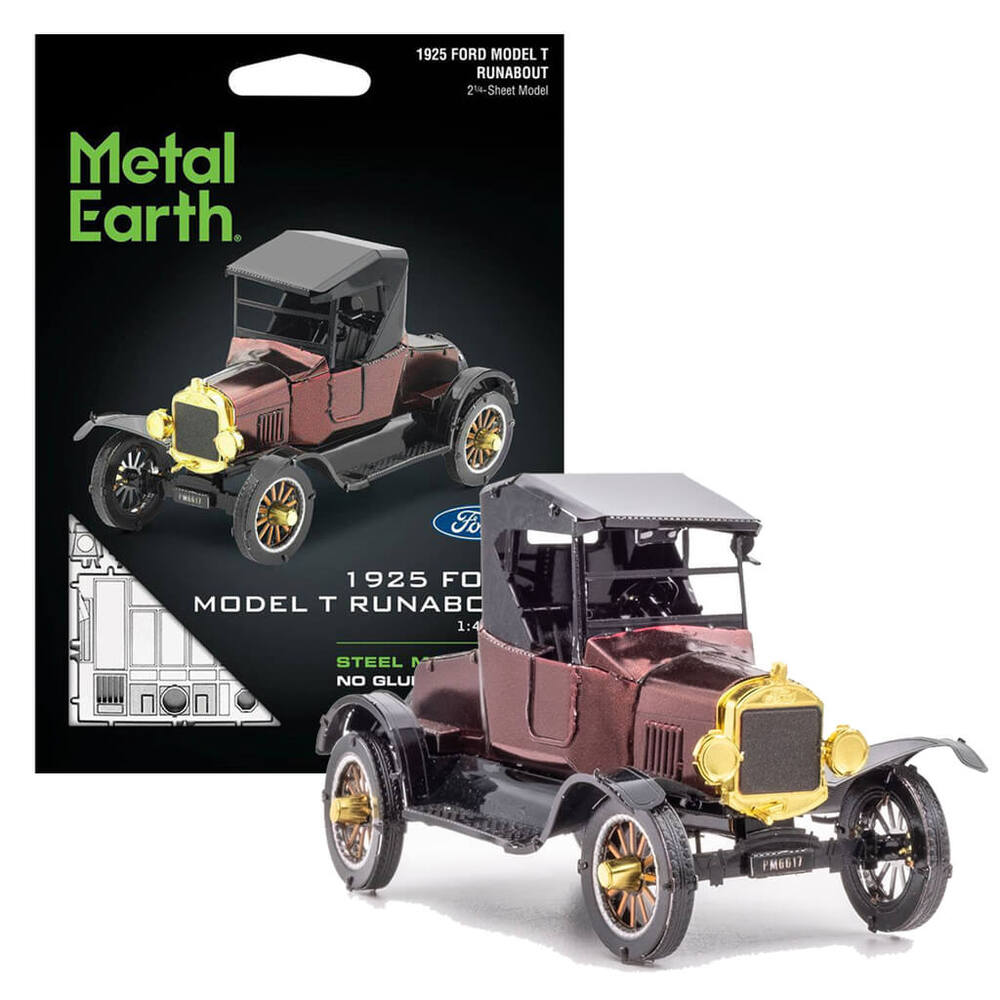 1925 Ford Model T Runabout Metal Earth