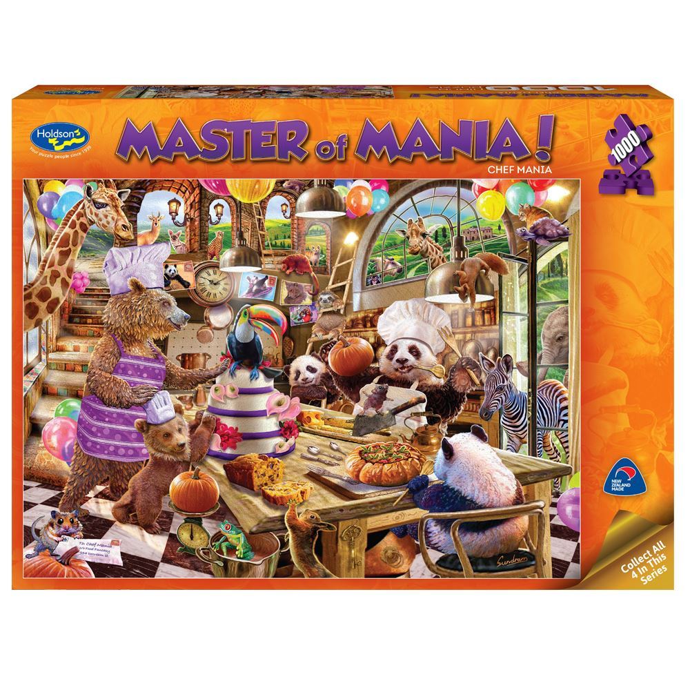 Master of Mania Chef Mania 1000pc HOLDSONS