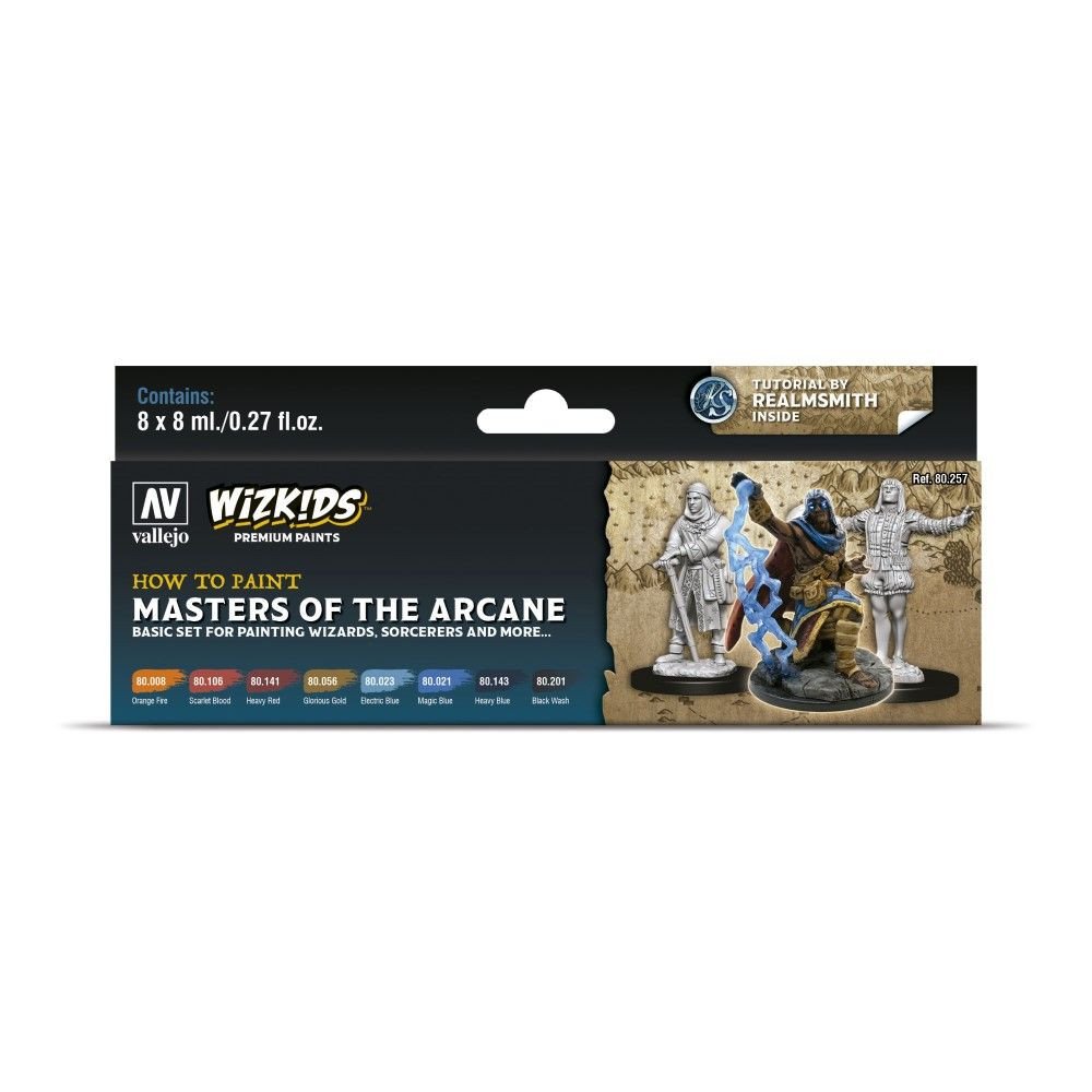 Masters of the Arcane - Wizkids Premium Paint Set by Vallejo