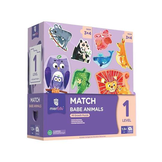 Match - Babe Animals - Level 1 - MI Growth Puzzle