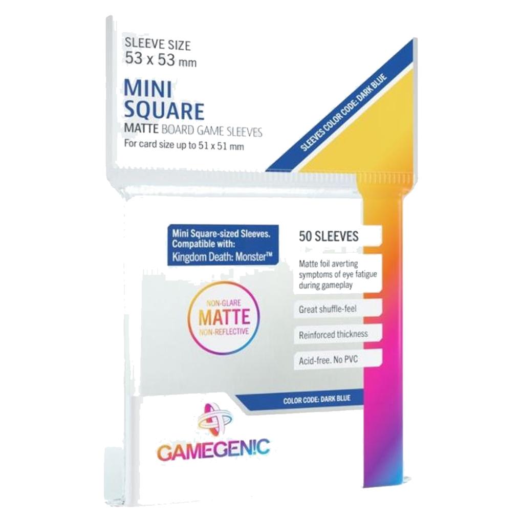 Prime Mini Square Board Game Sleeves (53mm x 53mm) (50 Sleeves Per Pack) - Gamegenic