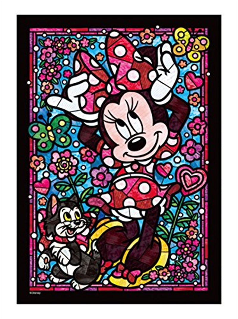 Minnie Mouse Stained Glass Puzzle 266 pieces - Tenyo Puzzle Disney