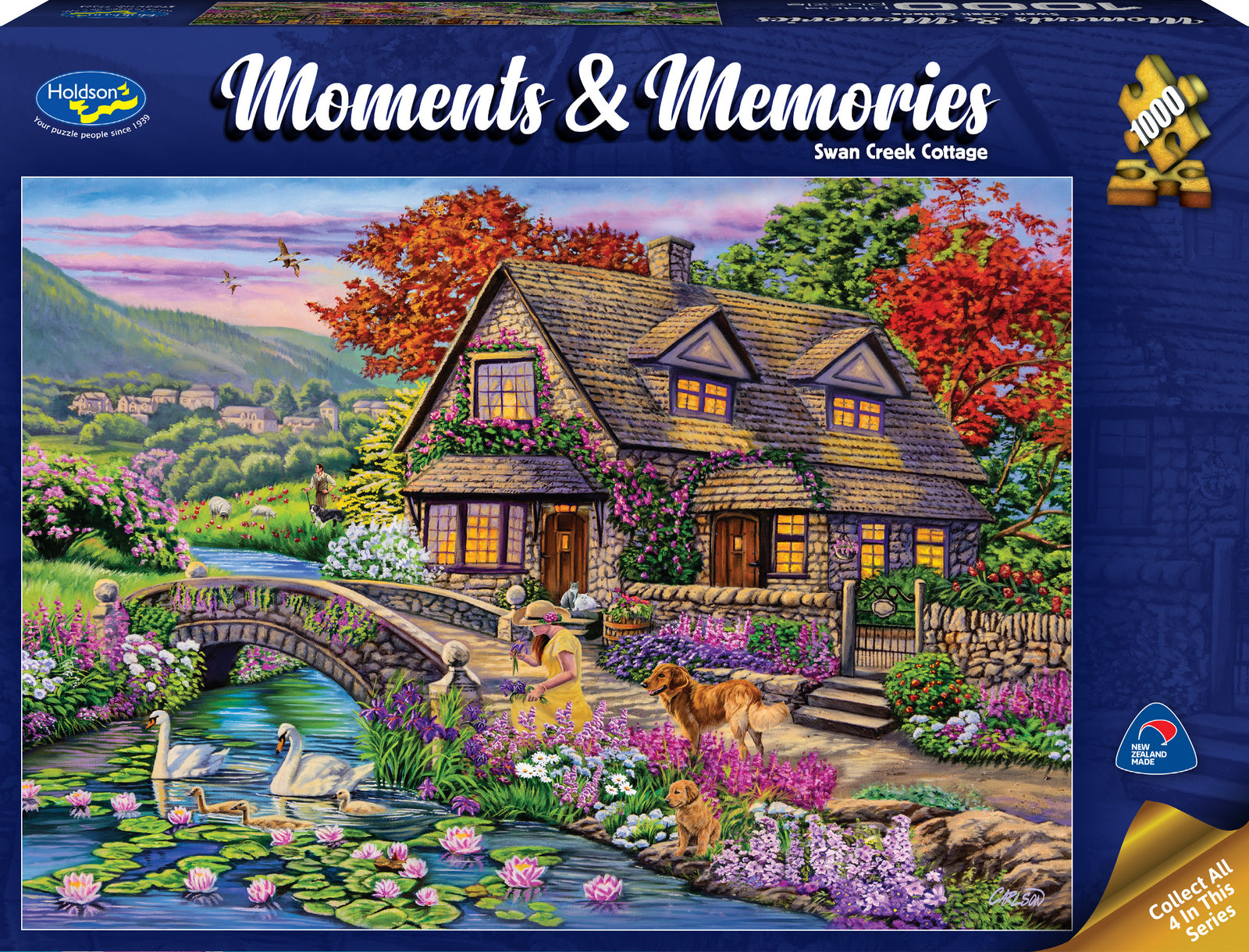 Moments & Memories Swan Creek Cottage 1000pc HOLDSONS