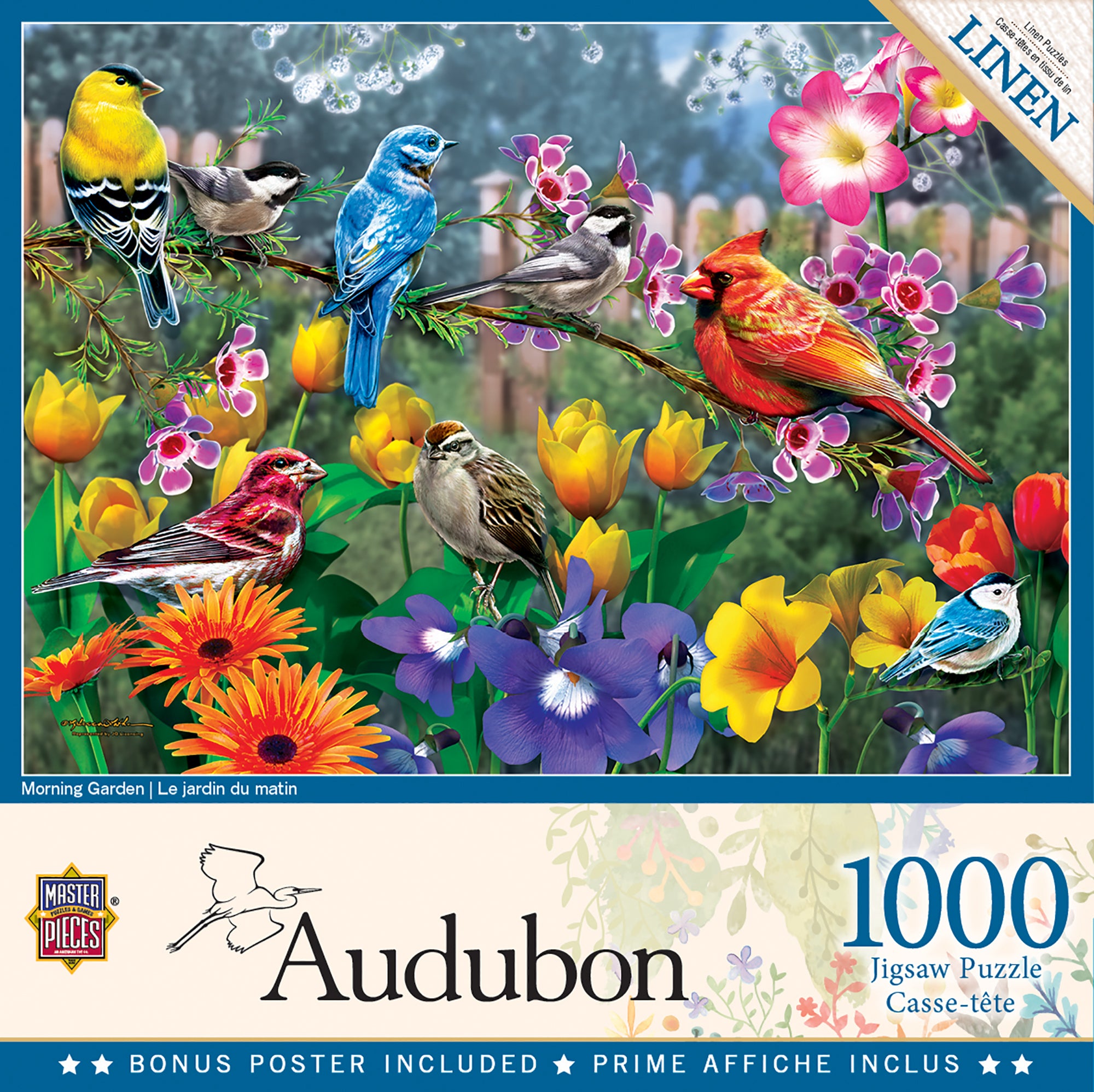 Morning Garden - Audubon - Masterpieces 1000p