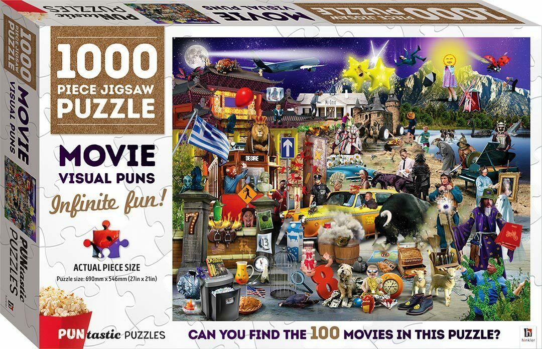 Movies- Puntastic Puzzles 1000pc