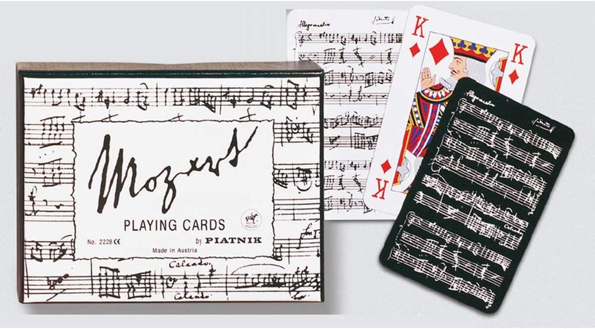 Mozart - Piatnik Playing Cards Double Deck