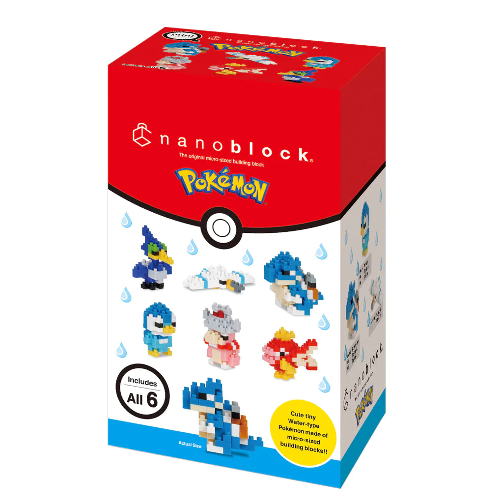Water Set - Mini Pokemon - NanoBlock