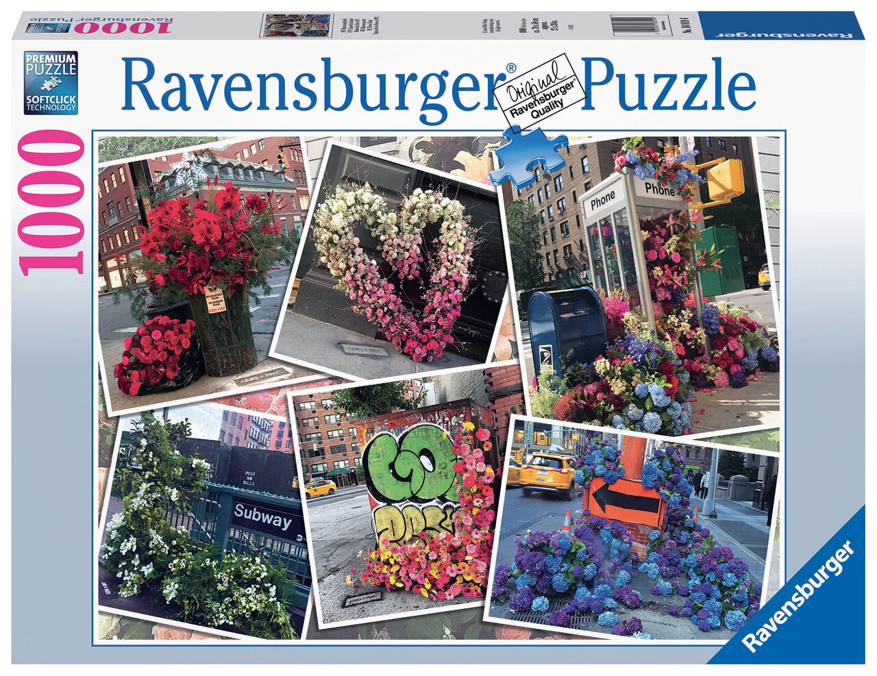 NYC Flower Flash Puzzle 1000pc