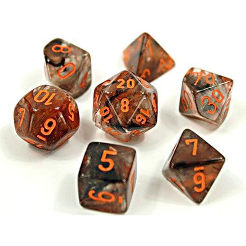 Nebula- Copper Matrix Unpainted LabDice in Tube