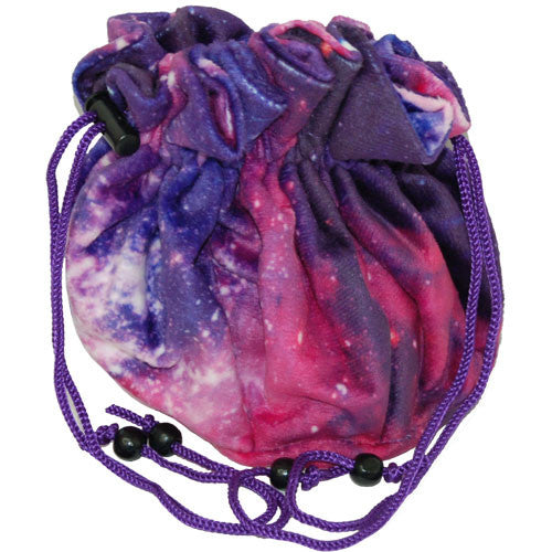 Nebula Velvet Dice Bag with Pockets - MDG