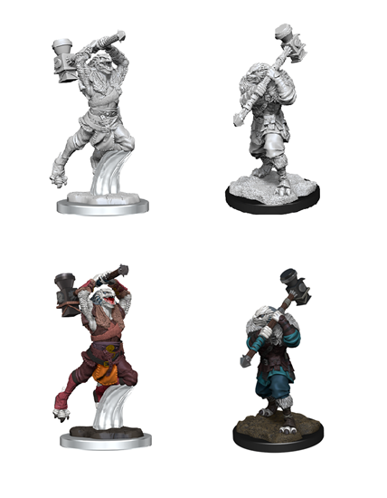 Ravenite Half-Dragon Female Barbarian - Critical Role Unpainted Miniatures
