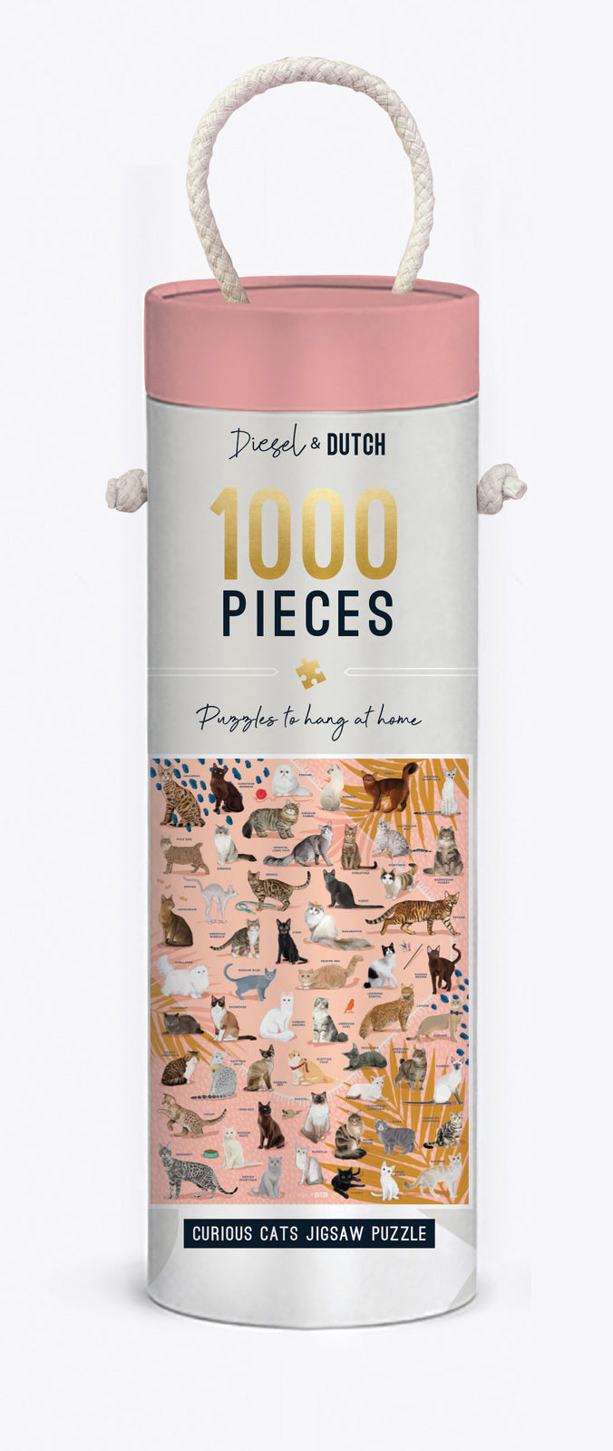 Curious Cats 1000pc Wall Jigsaw Puzzle
