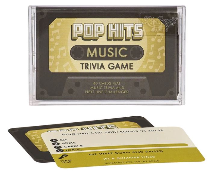 Pop Hits Music Trivia Game - Trivia Tapes