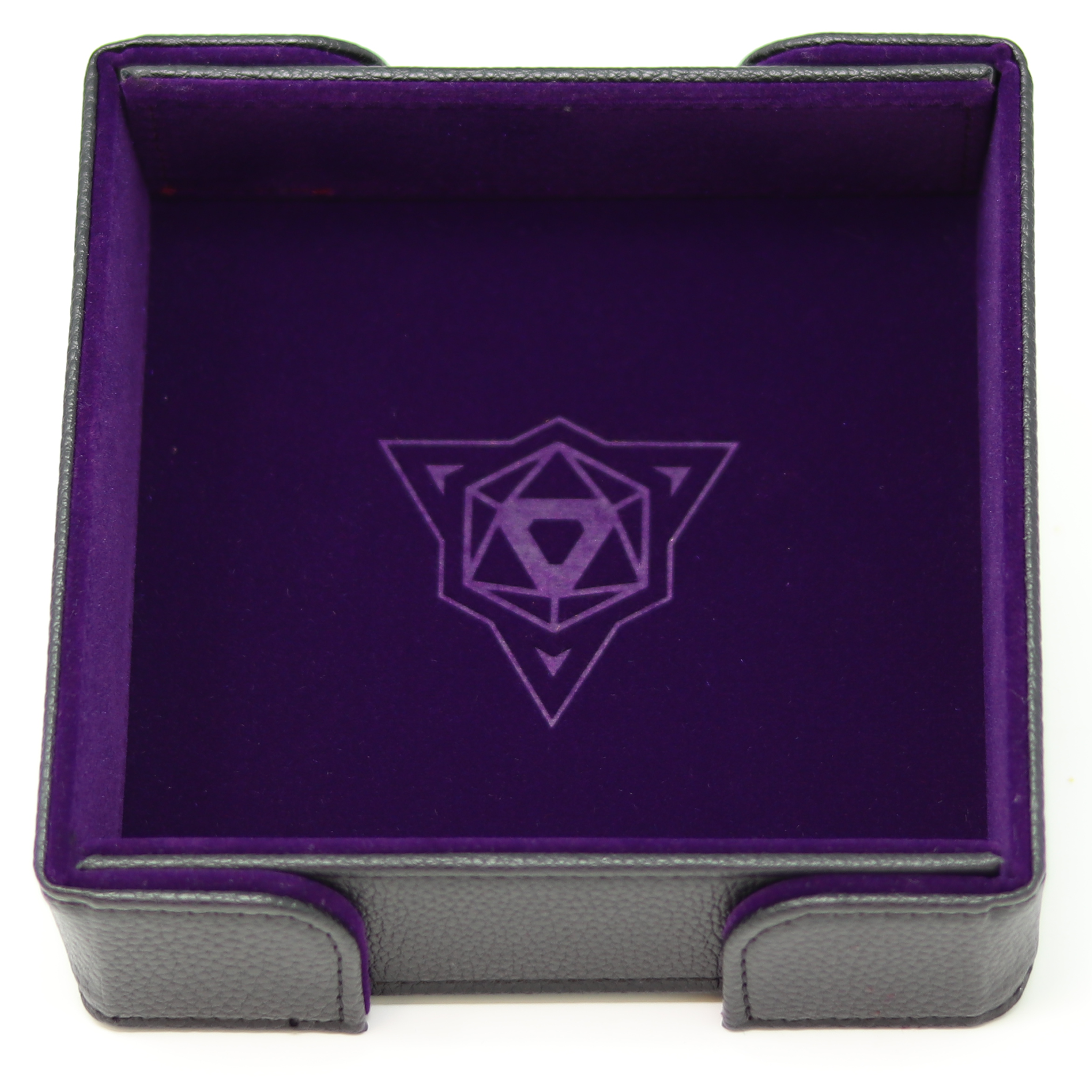 Purple Velvet - Folding Square Tray Die Hard Dice