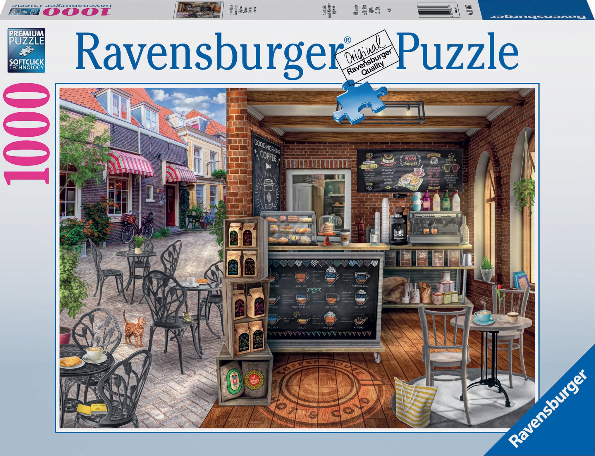 Quaint Cafe Puzzle 1000p - RAVENSBURGER
