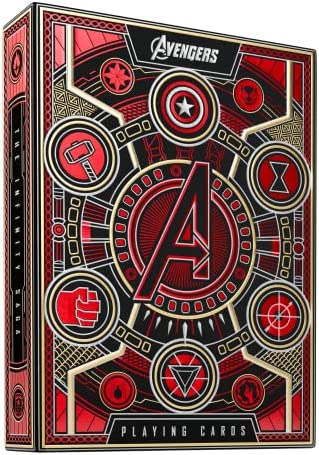RED- Avengers Playing Cards - Theory 11