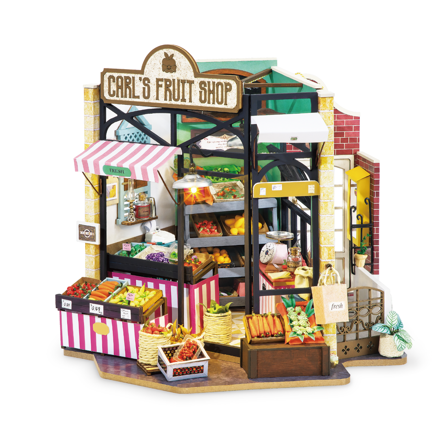 CARLS FRUIT SHOP - DIY MINI HOUSE - ROBOTIME
