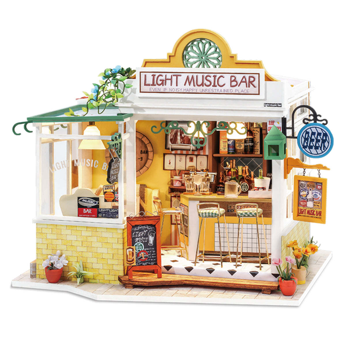 LIGHT MUSIC BAR - DIY MINI HOUSE - ROBOTIME