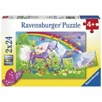 Rainbow Horses Puzzle 2x24pc
