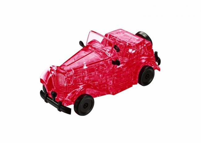Red Classic Car - 3D Crystal Puzzle