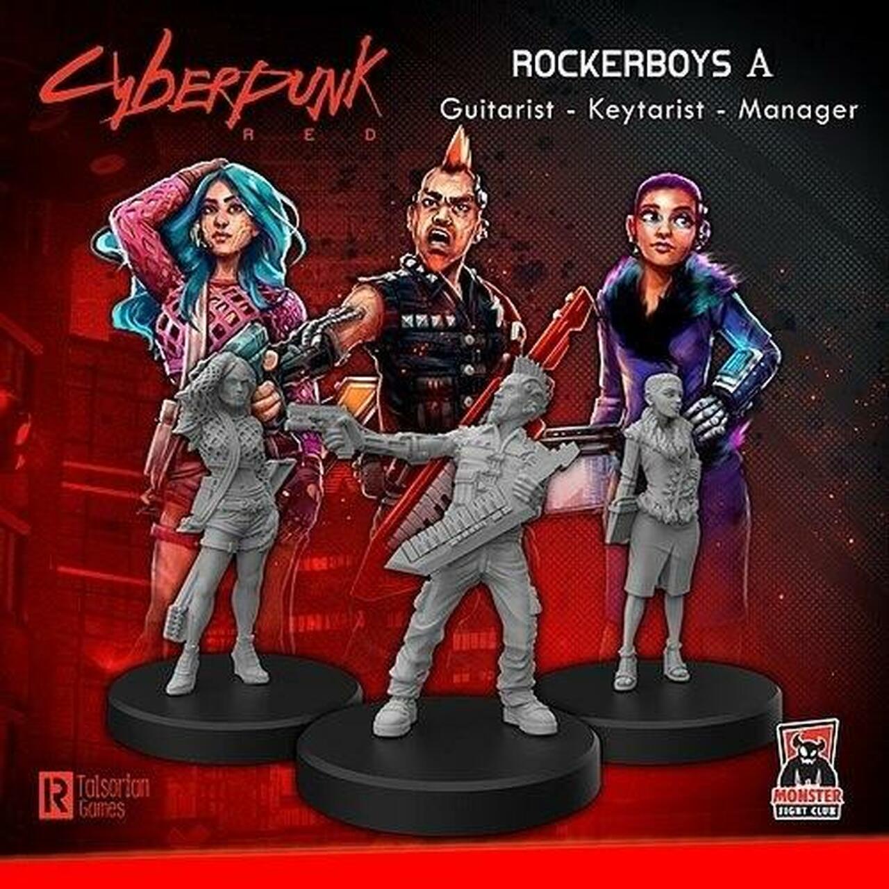 Rockerboys A Miniatures - Cyberpunk Red RPG