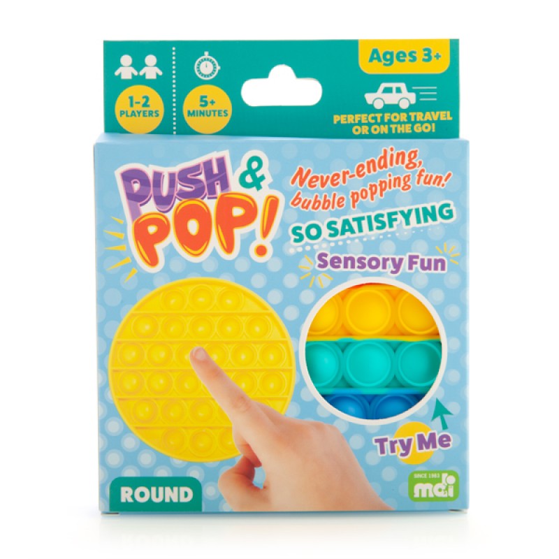 Round Rainbow Push & Pop - MDI