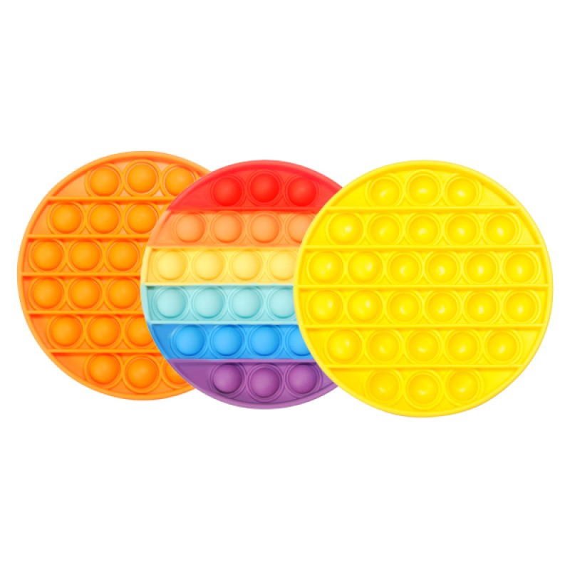 Round Rainbow Push & Pop - MDI