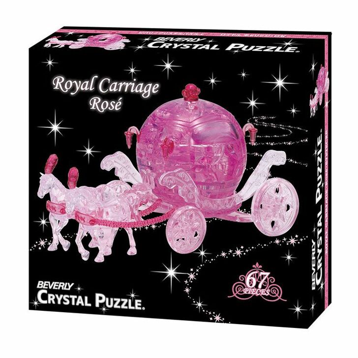 Royal Carriage PINK - 3D Crystal Puzzle