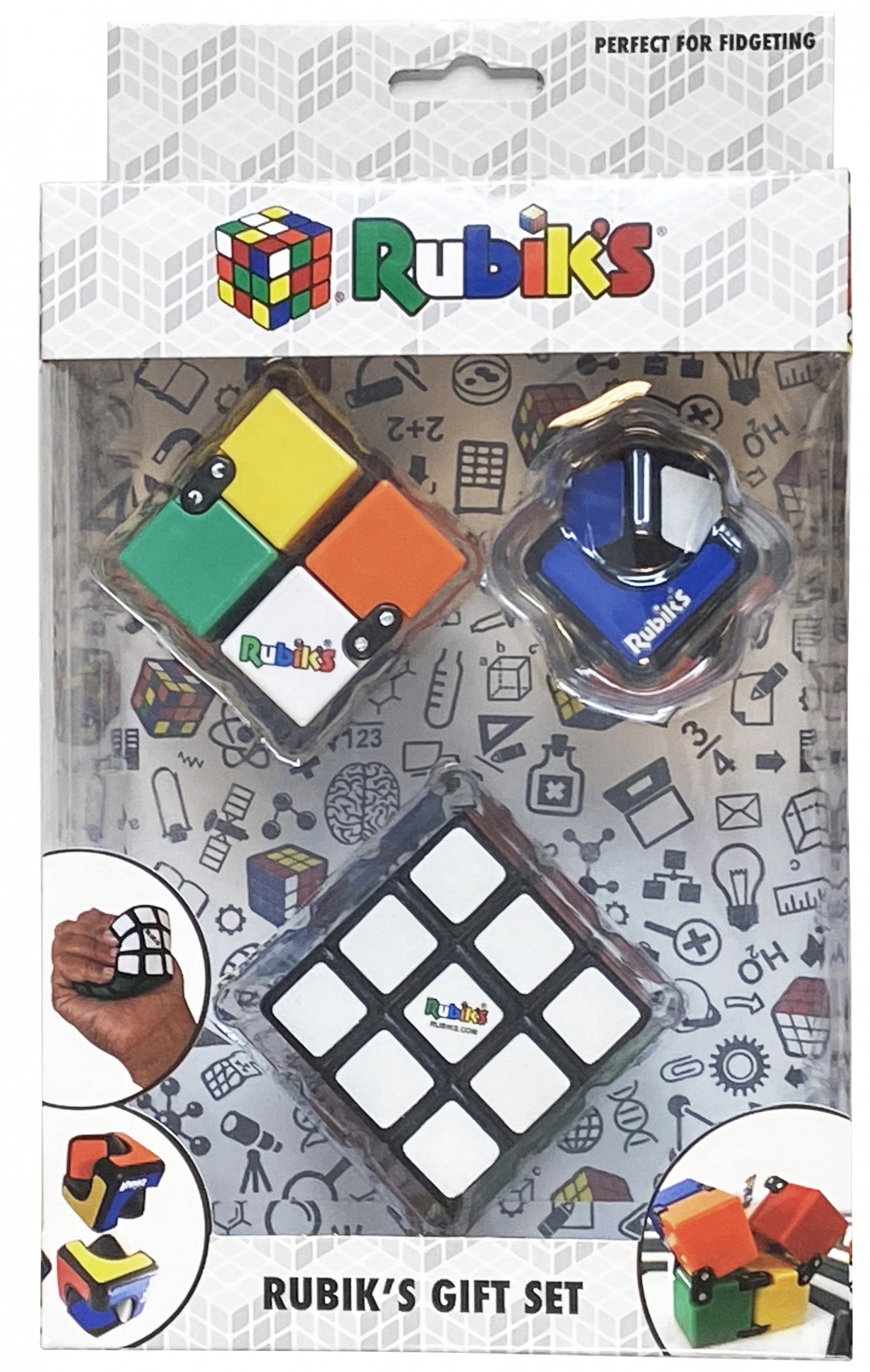 Rubiks Gift Set (Infinity Cube, Squishy Cube, Spin Cubelet)