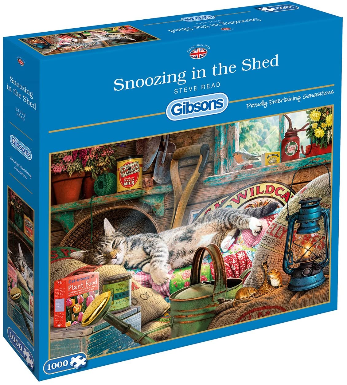 SNOOZING IN THE SHED 1000pc - Gibsons