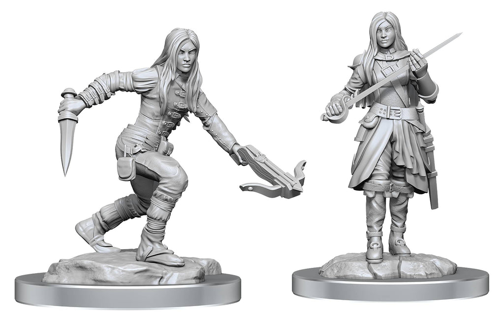 Half-Elf Female Rogue - D&D Nolzurs Marvelous Unpainted Miniatures