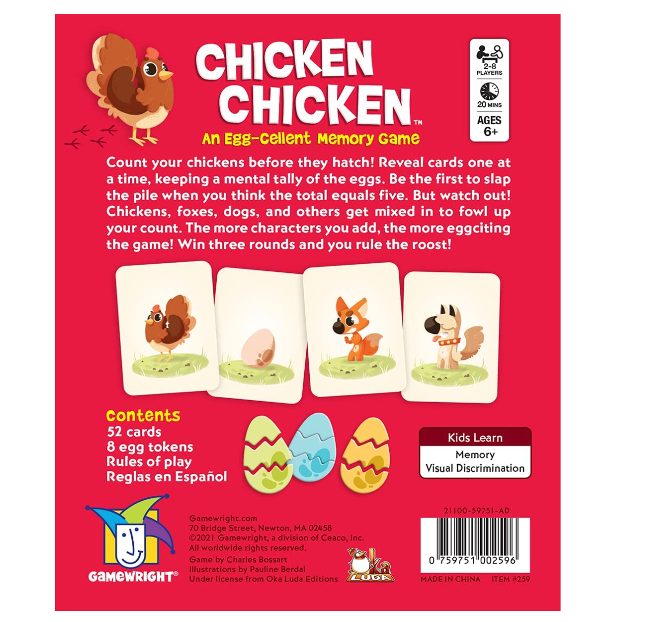 Chicken Chicken - An Eggcellent Memory Game