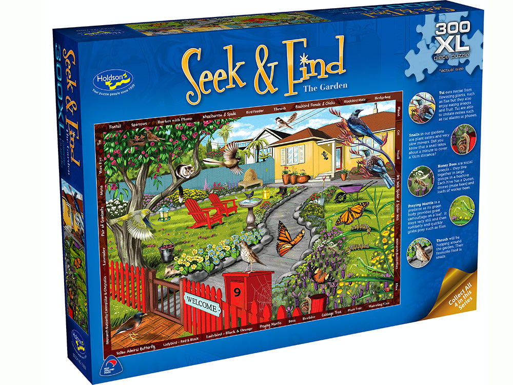 Seek & Find The Garden300Pc XLHOLDSONS