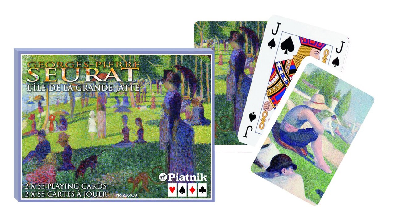 Seurat Sunday Afternoon - Piatnik Playing Cards Double Deck