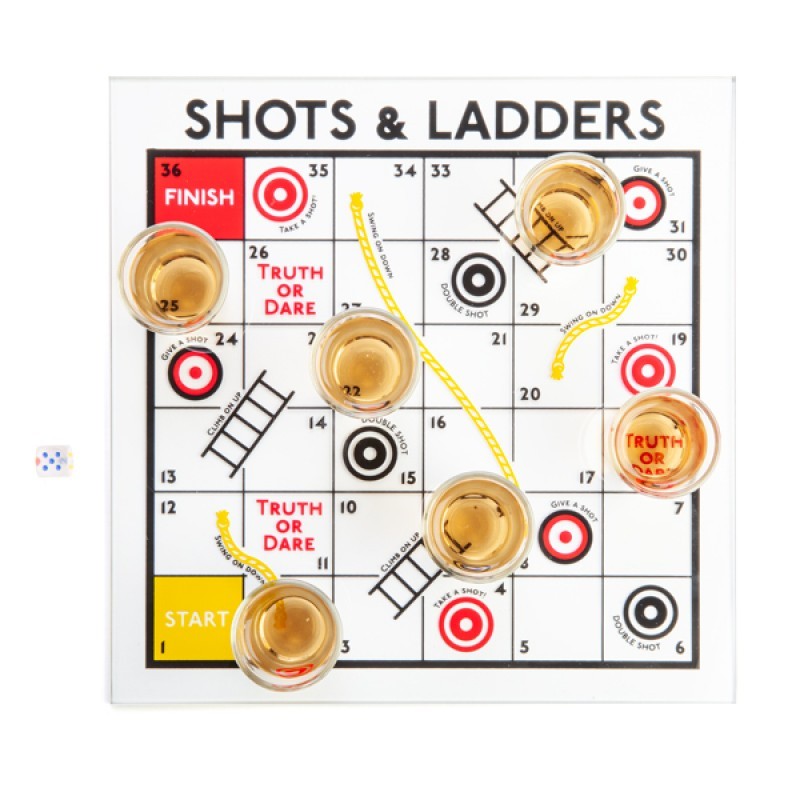 Shots and Ladders- Drinking game