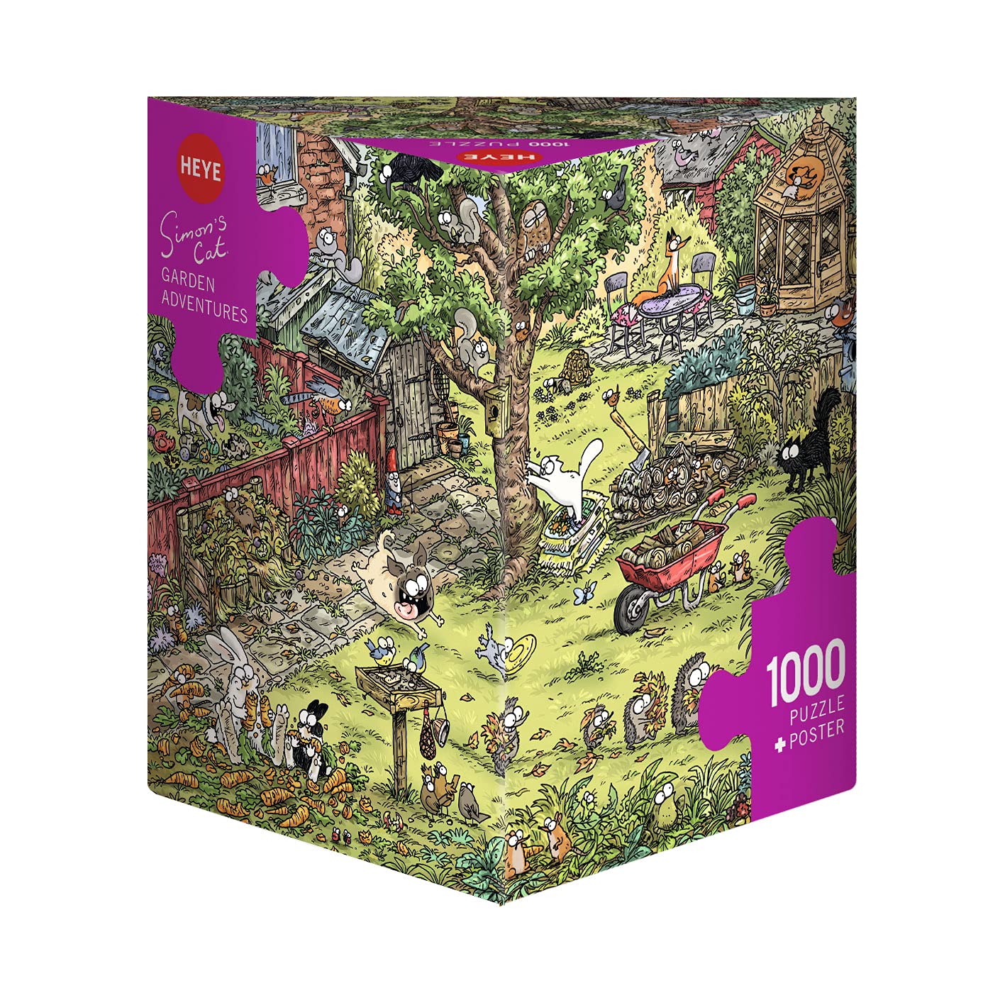 Simons Cat - Garden Adventures 1000pc - HEYE