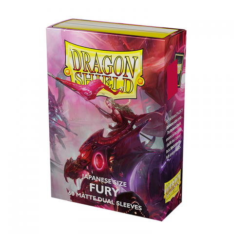 Japanese Dual Matte Fury Sleeves - Dragon Shield - Box 60