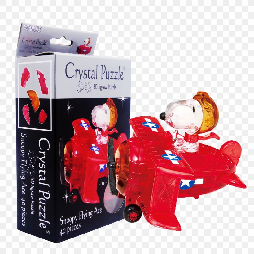 Snoopy Flying Ace - 3D Crystal Puzzle