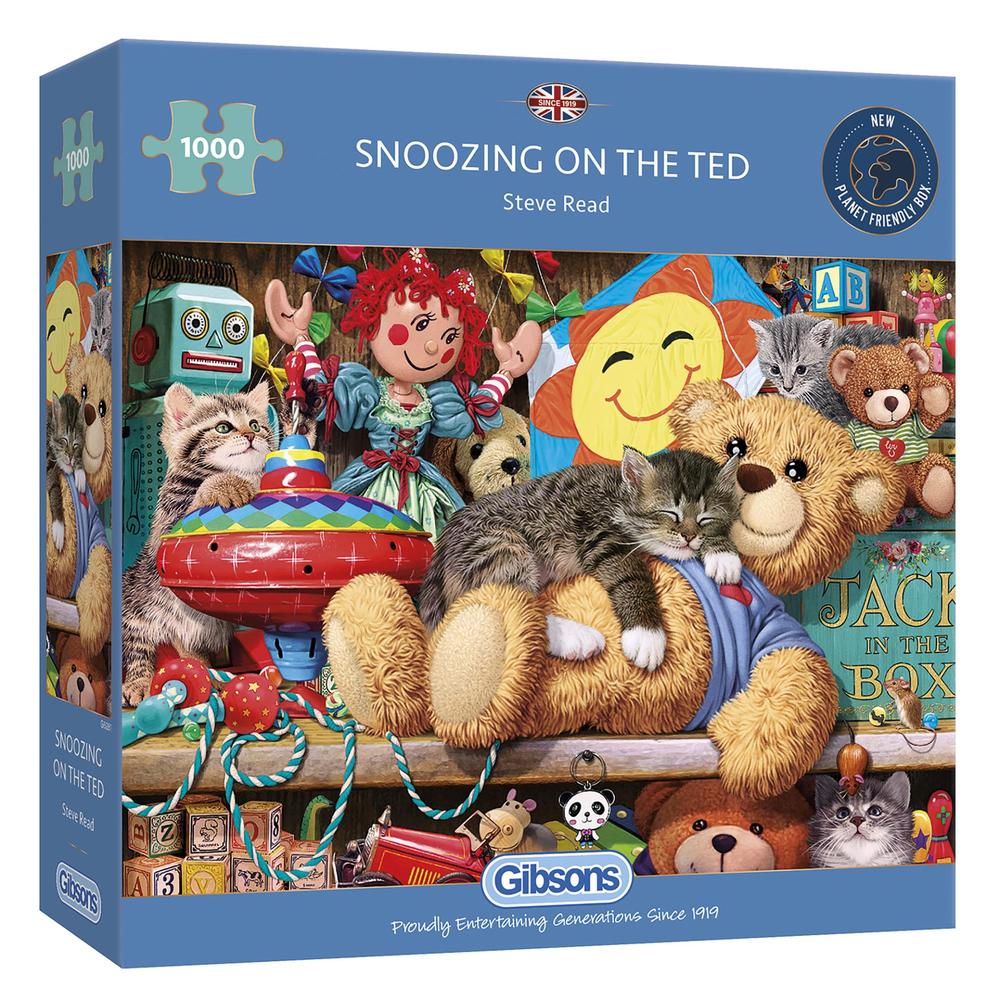 Snoozing on the Ted 1000pc - Gibsons
