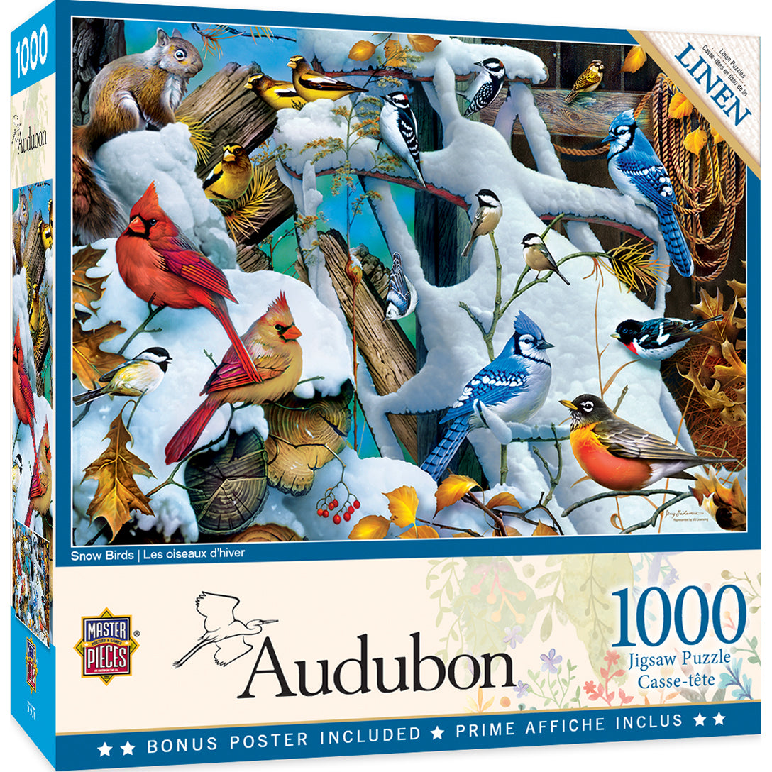 Snow Birds - Audubon - Masterpieces 1000p