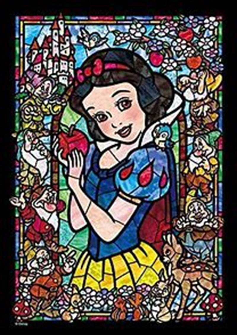 Snow White and the Seven Dwarfs Stained Glass Puzzle 266 pieces - Tenyo Puzzle Disney