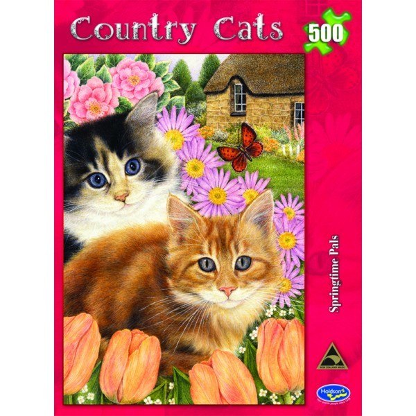 Springtime Pals - Country Cats 500pc HOLDSONS